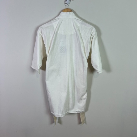 Sandrine Rose x Free People Women’s White Open Front Tie Denim Kimono Jacket New - Picture 2 of 8